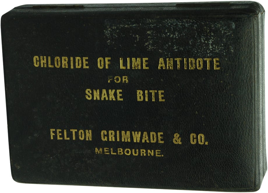 Chloride Lime Antidote Snake Bite Felton Grimwade Melbourne