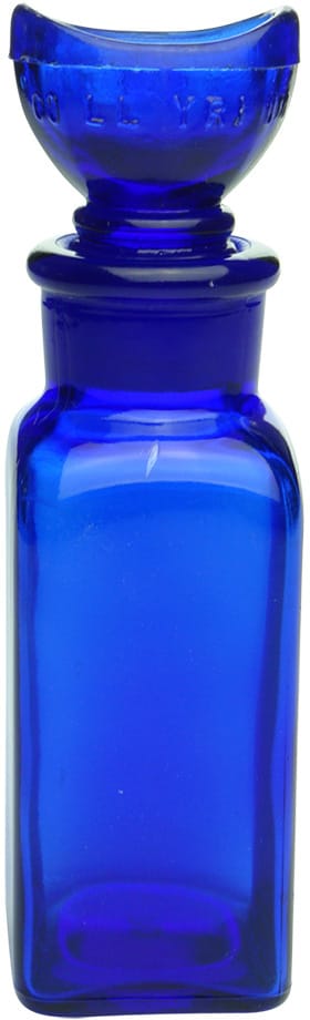 Wyeth Collyrium Cobalt Blue Bottle Eye Bath