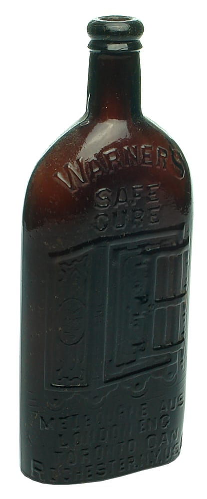 Antique Warner's Safe Cure Remedies Nervine Bottle