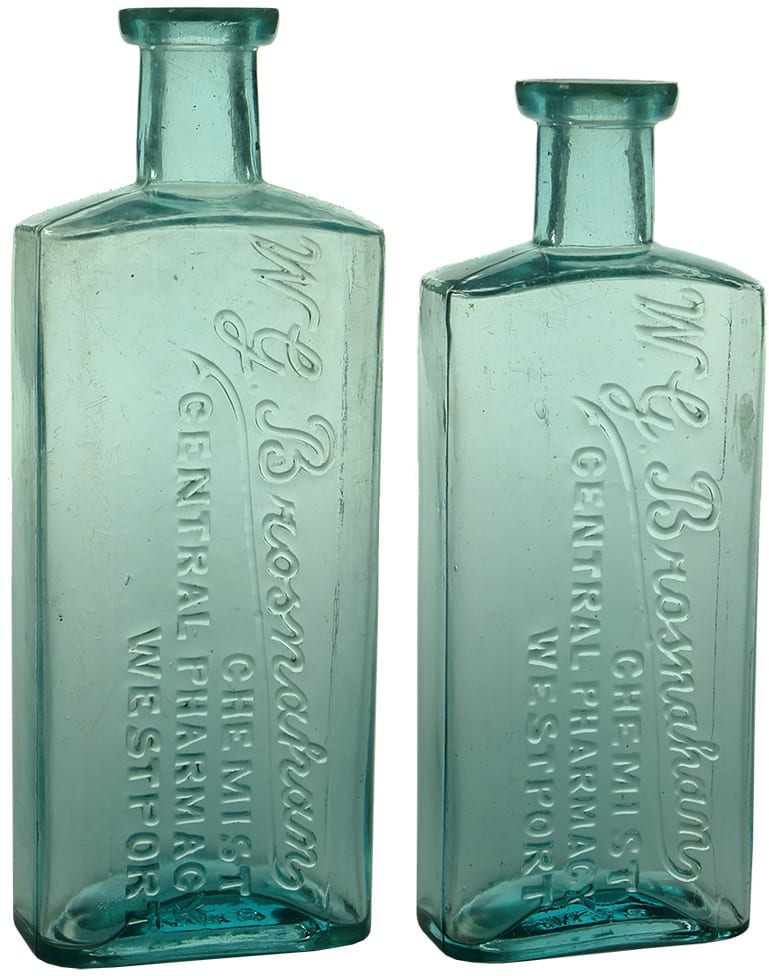 Antique Chemist Medicine Cure Bottles