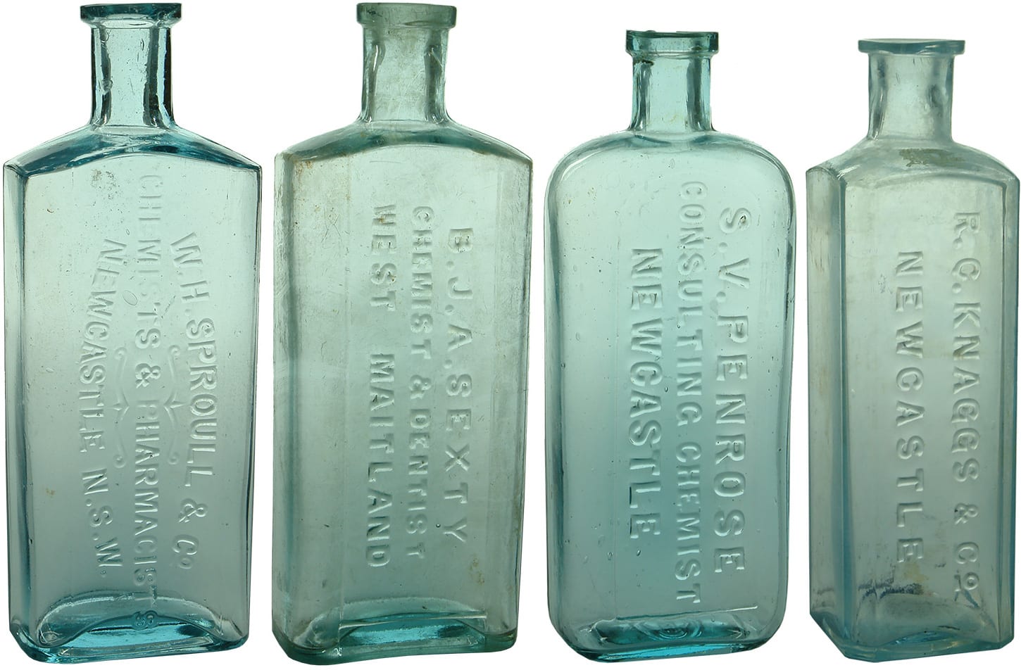 Antique Chemist Medicine Cure Bottles