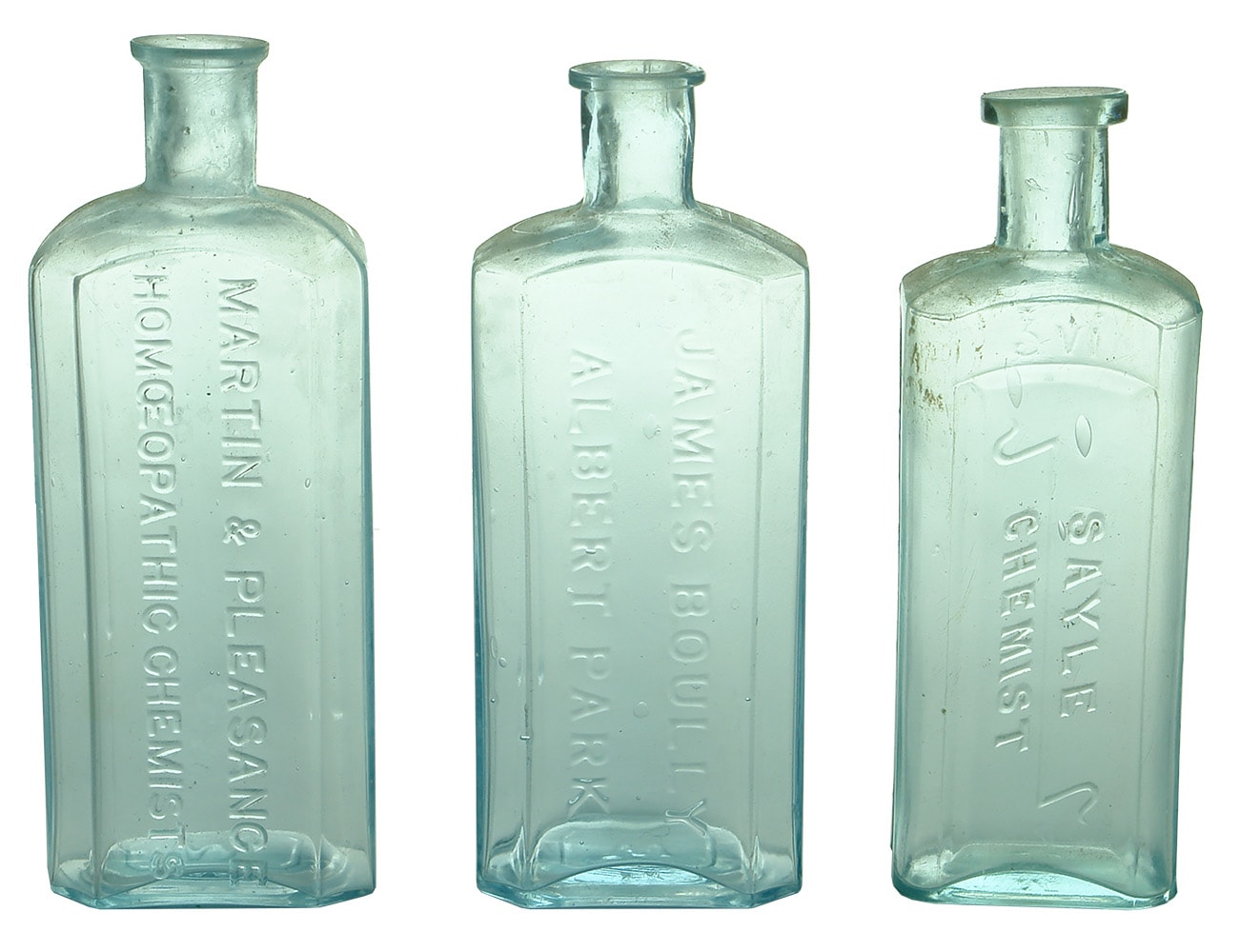 Antique Chemist Medicine Cure Bottles