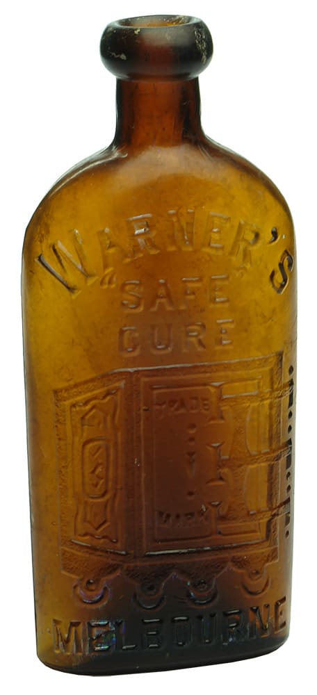 Antique Warner's Safe Cure Remedies Nervine Bottle