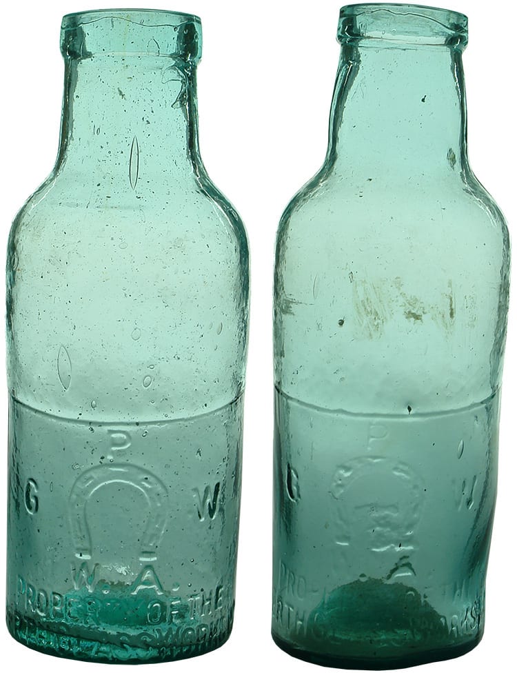 Perth Glassworks Antique Bottles