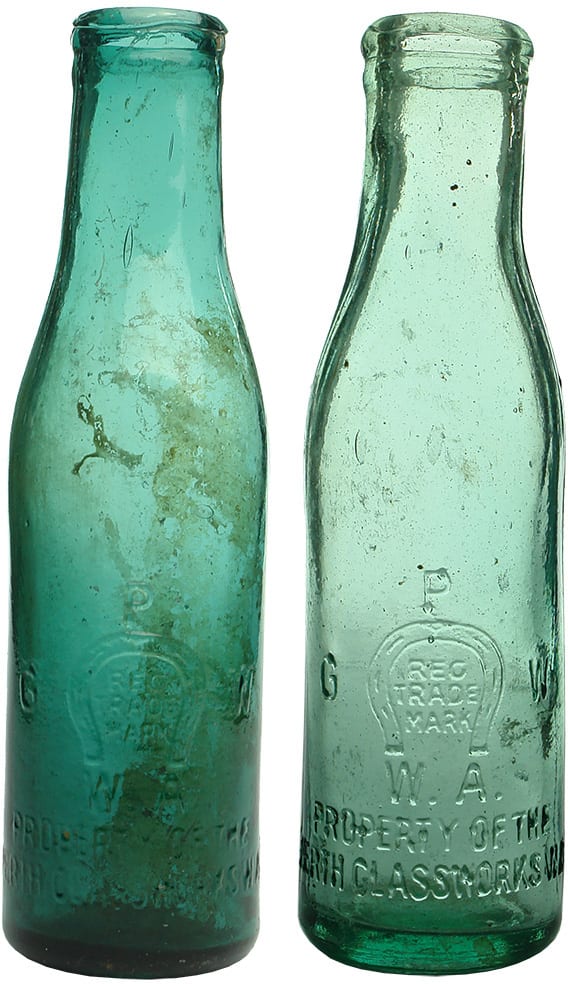 Perth Glassworks Antique Bottles