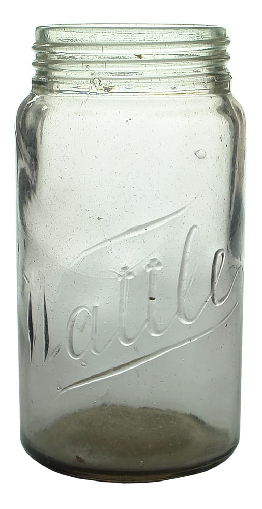 Wattle Screw Top Fruit Jar