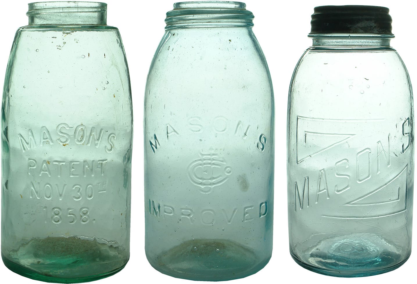 Vintage Fruit Preserving Jars