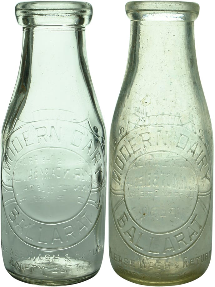 Vintage Milk Cream Bottles