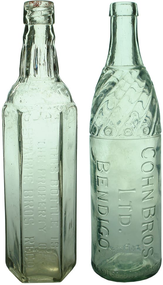 Antique Cordial Bottles