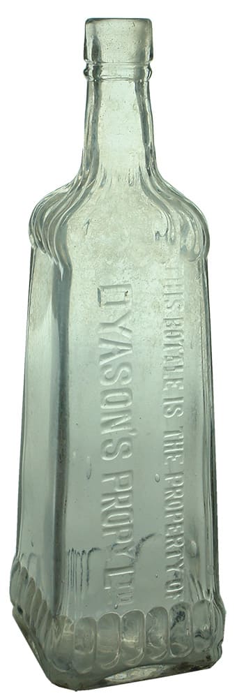 Dyason's Pyramid Antique Cordial Bottle