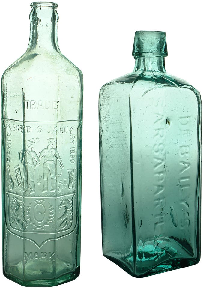 Antique Cordial Bottles