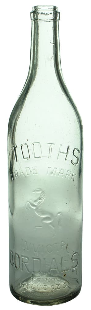 Tooth's Cordials Antique Vintage Bottle