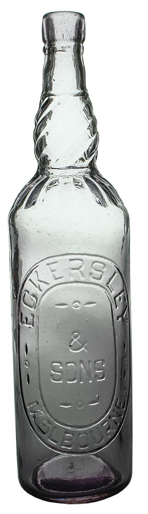 Eckersley Sons Melbourne Antique Cordial Bottle