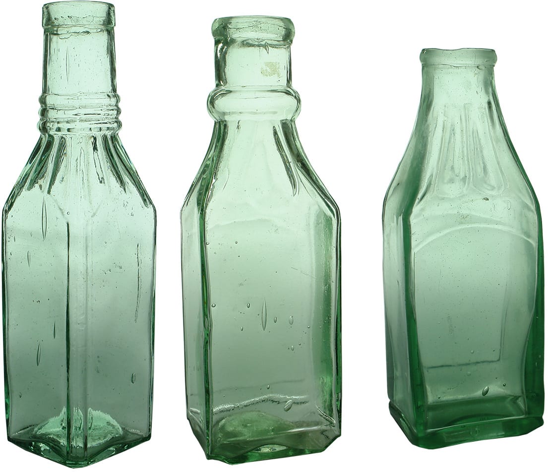 Antique Victorian Goldfields Era Pickle Bottles