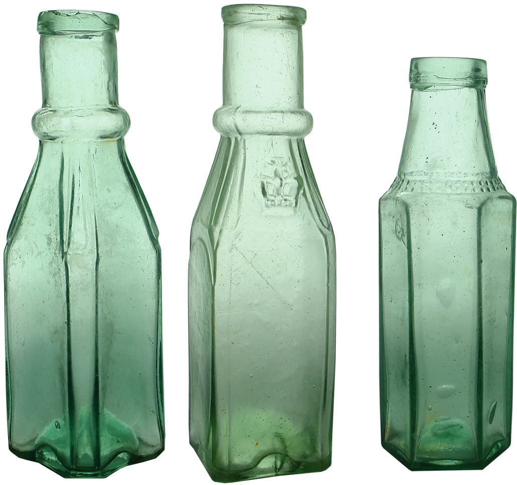 Antique Victorian Goldfields Era Pickle Bottles