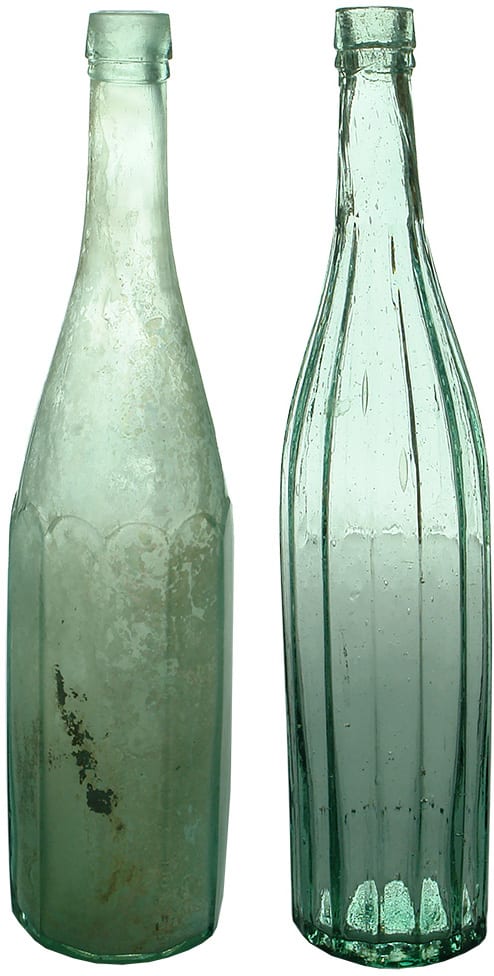 Antique Victorian Goldfields Era Condiment Bottles