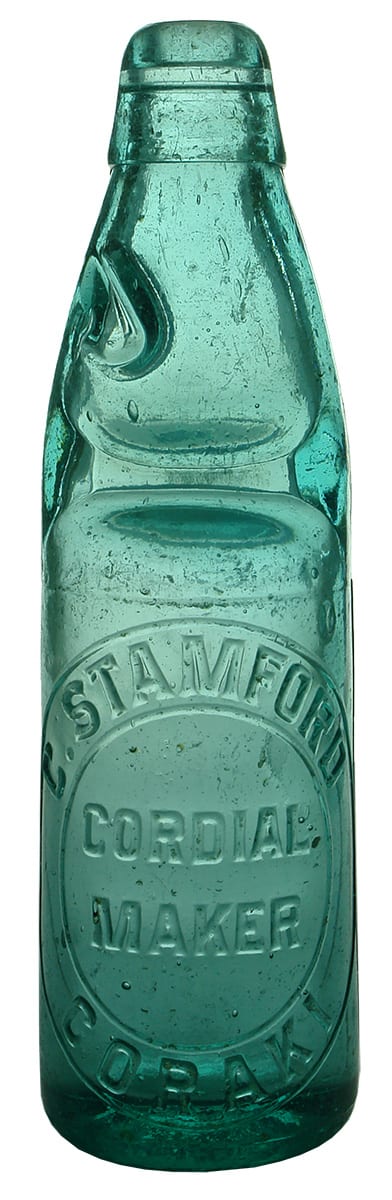 Stamford Cordial Maker Coraki Antique Codd Bottle