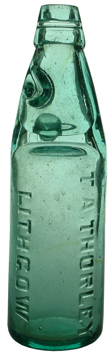 Thorley Lithgow Old Codd Marble Bottle
