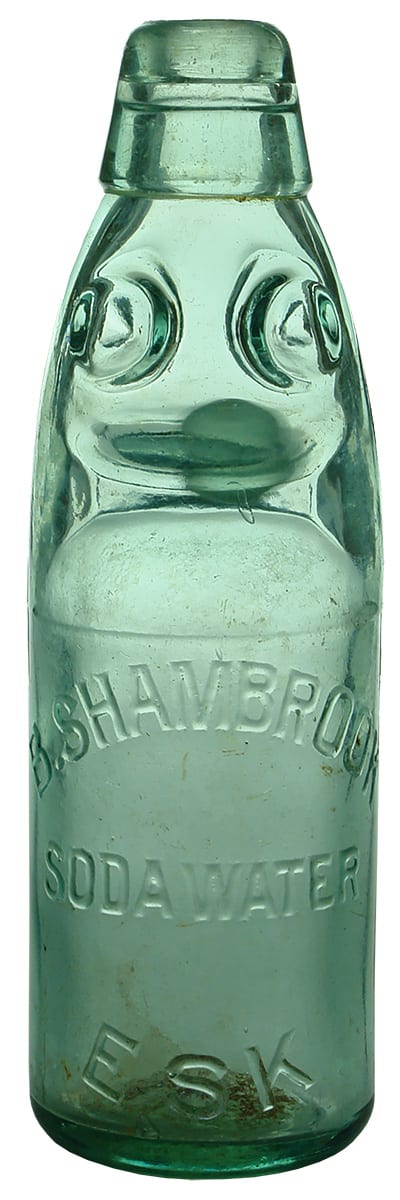 Shambrook Soda Water Esk Codd Marble Bottle
