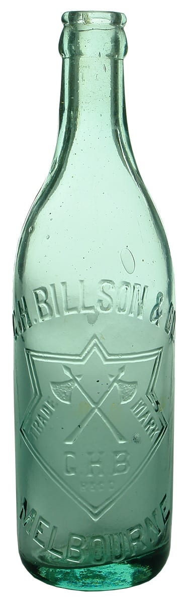 Billson Melbourne Crossed Hatchets Crown Seal Bottle
