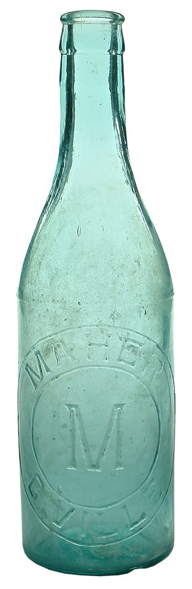 Maher Charleville Crown Seal Soft Drink Bottle