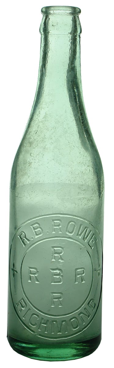 Rowe Richmond Crown Seal Soft Drink Bottle