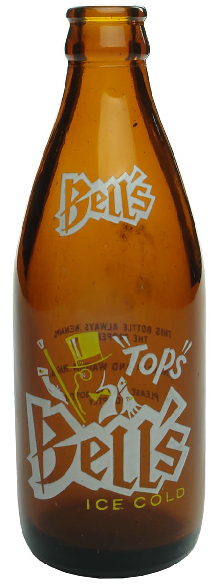 Bells Tops Wagga Canberra Crown Seal Ginger Beer Bottle