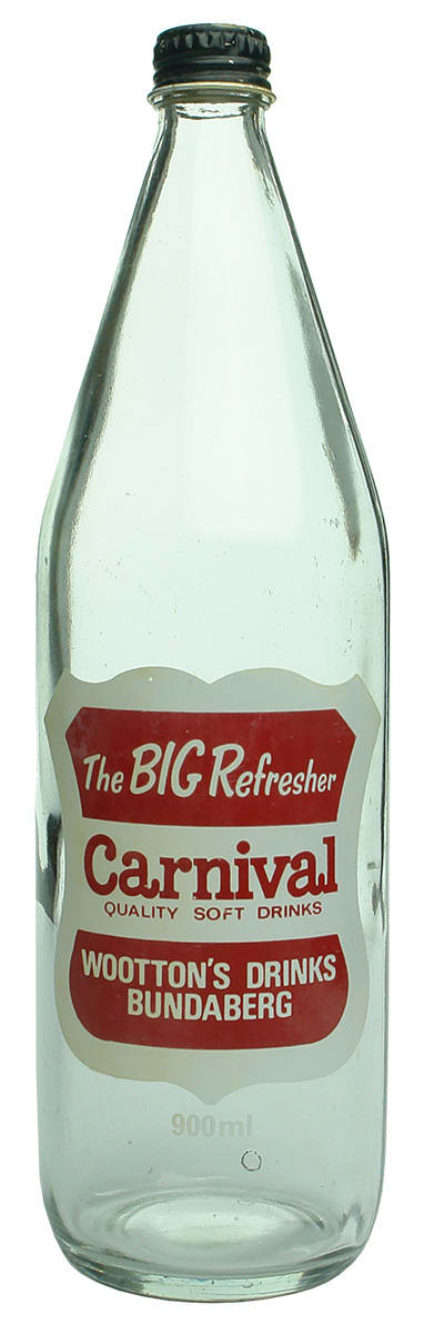 Big Refresher Carnival Wootton's Drinks Bundaberg Bottle