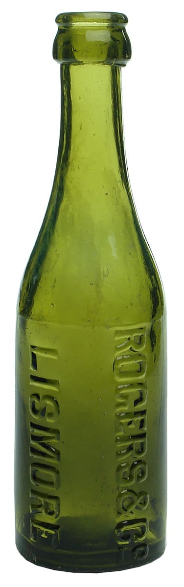 Rogers Lismore Green Crown Seal Bottle