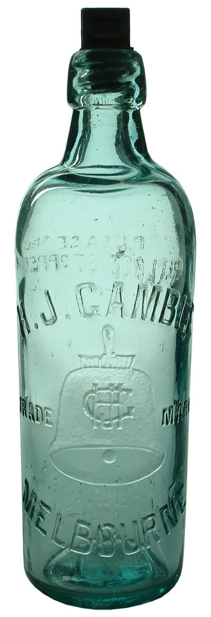 Gamble Melbourne Bell Vintage Internal Thread Bottle