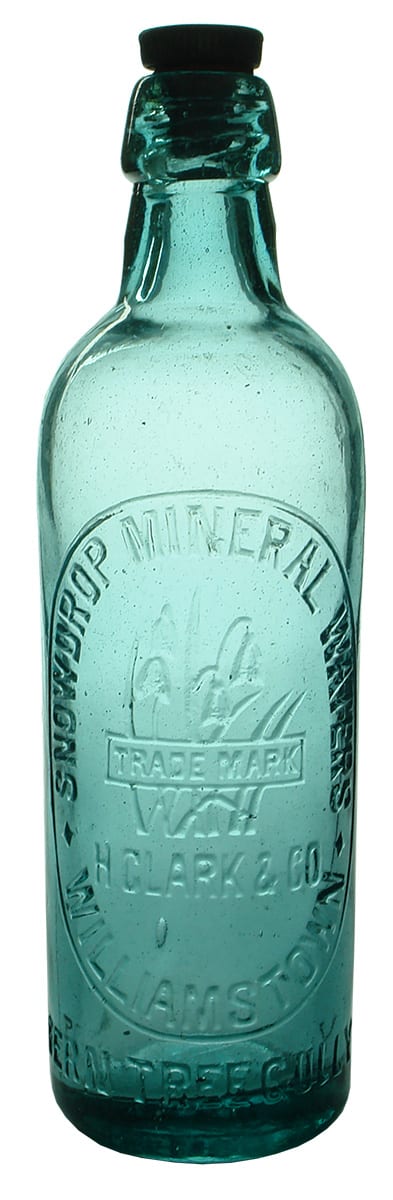Snowdrop Mineral Waters Clark Williamstown Fern Tree Gully Bottle