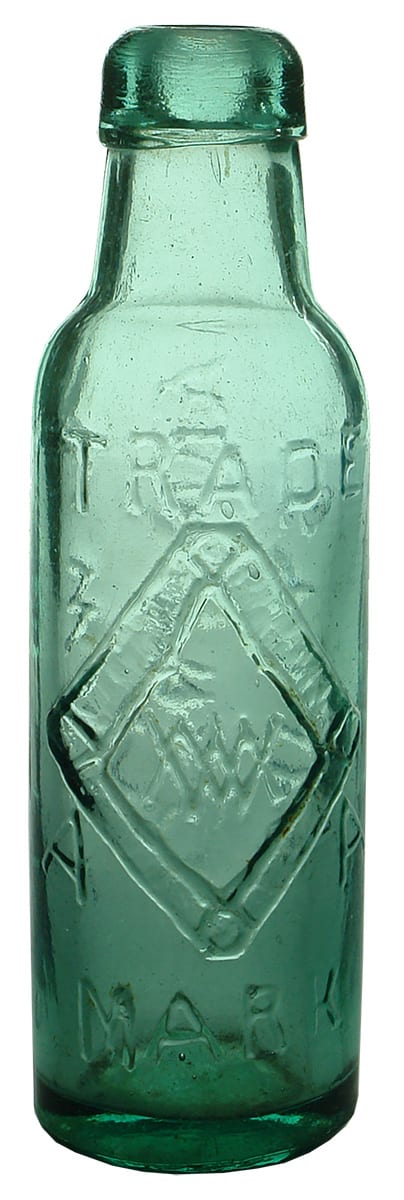 Wilce Aerated Waters Sydney Antique Lamont Bottle
