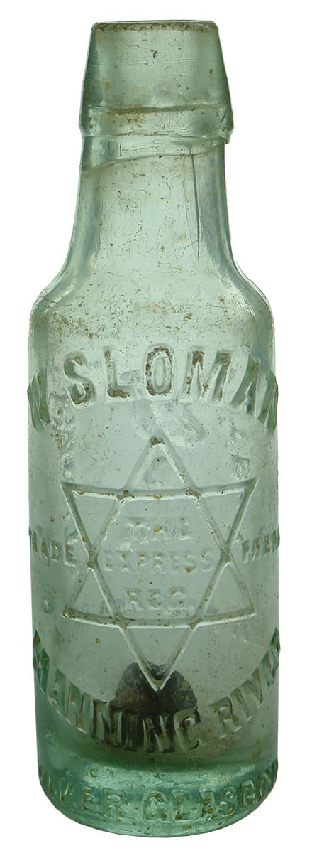 Sloman Manning River Antique Lamont Bottle