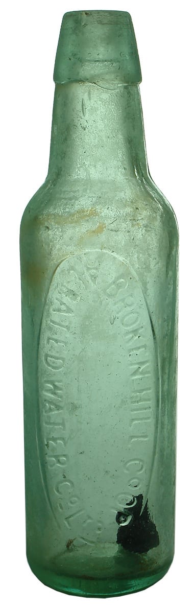 Broken Hill Aerated Water Lamont Bottle