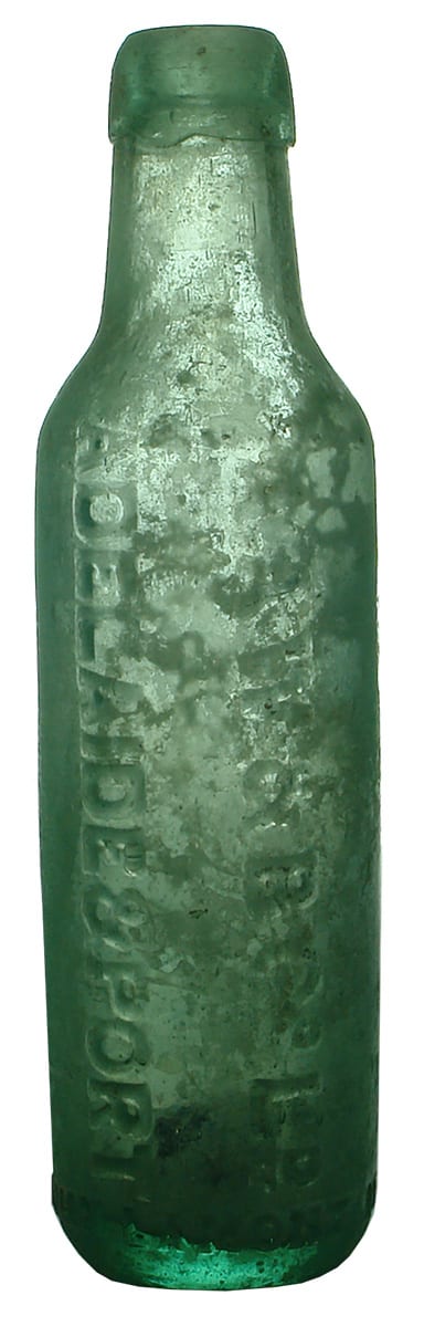 Adelaide Port Lamonts Patent Bottle