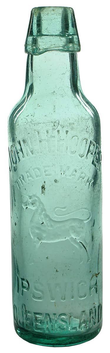 John Hooper Ipswich Queensland Antique Lamont Bottle