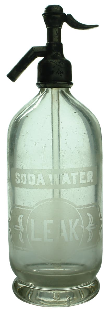 Leak Soda Water Benalla Antique Syphon