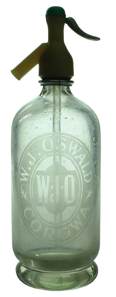 Oswald Corowa British Syphon Vintage Bottle