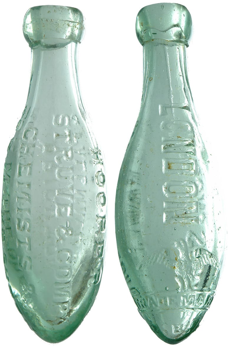 Antique Torpedo Soda Bottles