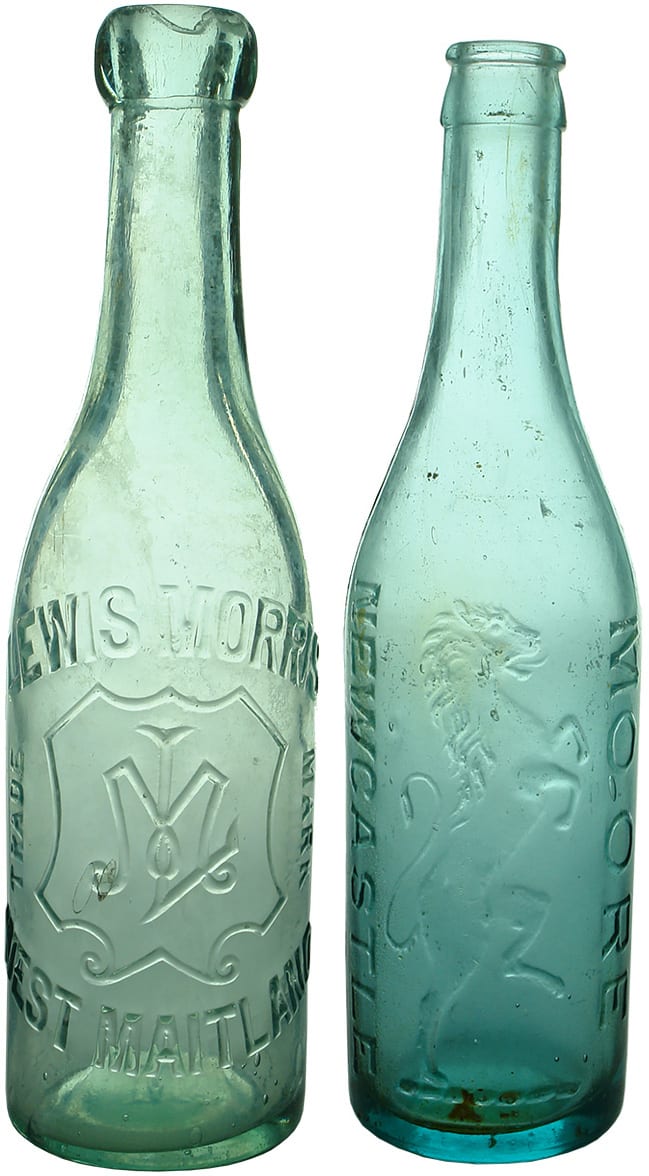 Antique Aerated Water Soft Drink Bottles