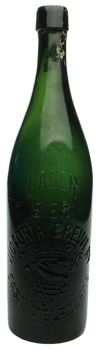 Victoria Brewery Lager Bier East Melbourne Antique Bottle