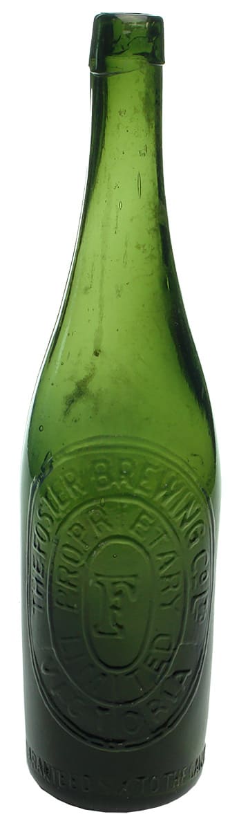 Foster Brewing Co Melbourne Antique Beer Bottle