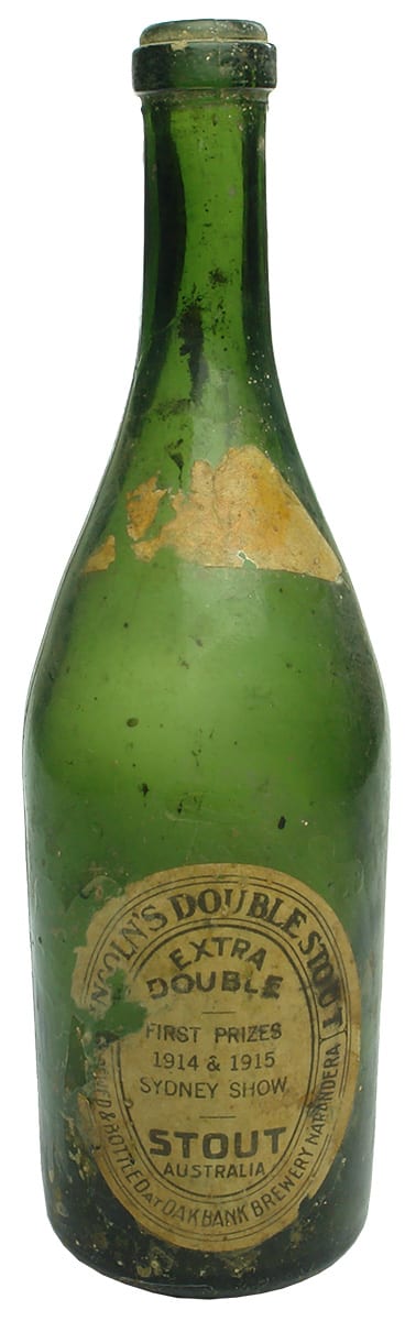 Lincoln's Double Stout Antique Beer Bottle