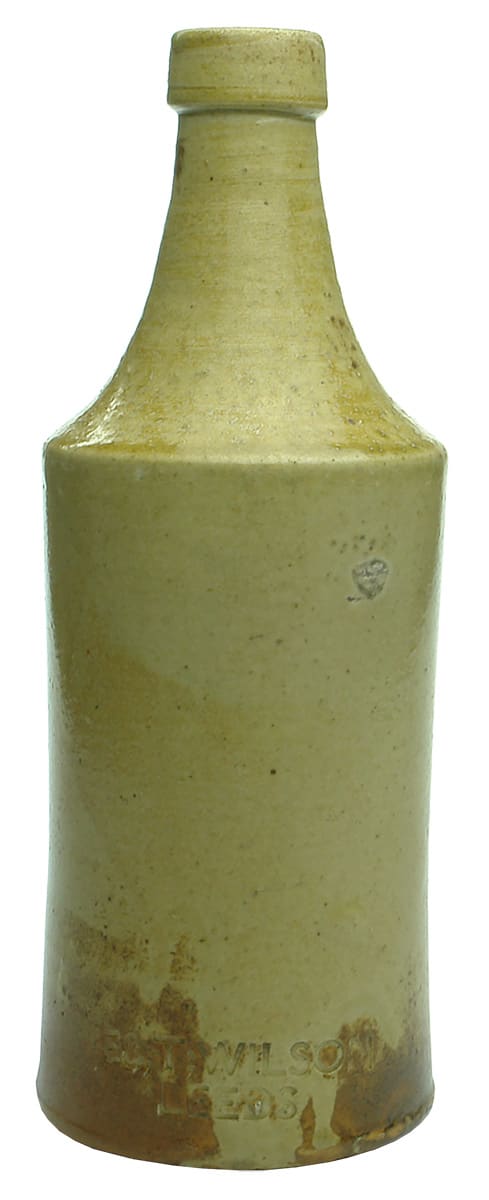 Wilson Leeds Stoneware Antique Porter Bottle