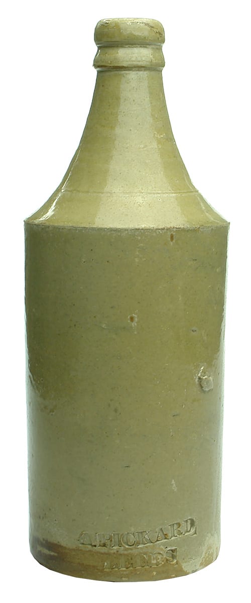 Pickard Leeds Antique Stoneware Porter Bottle
