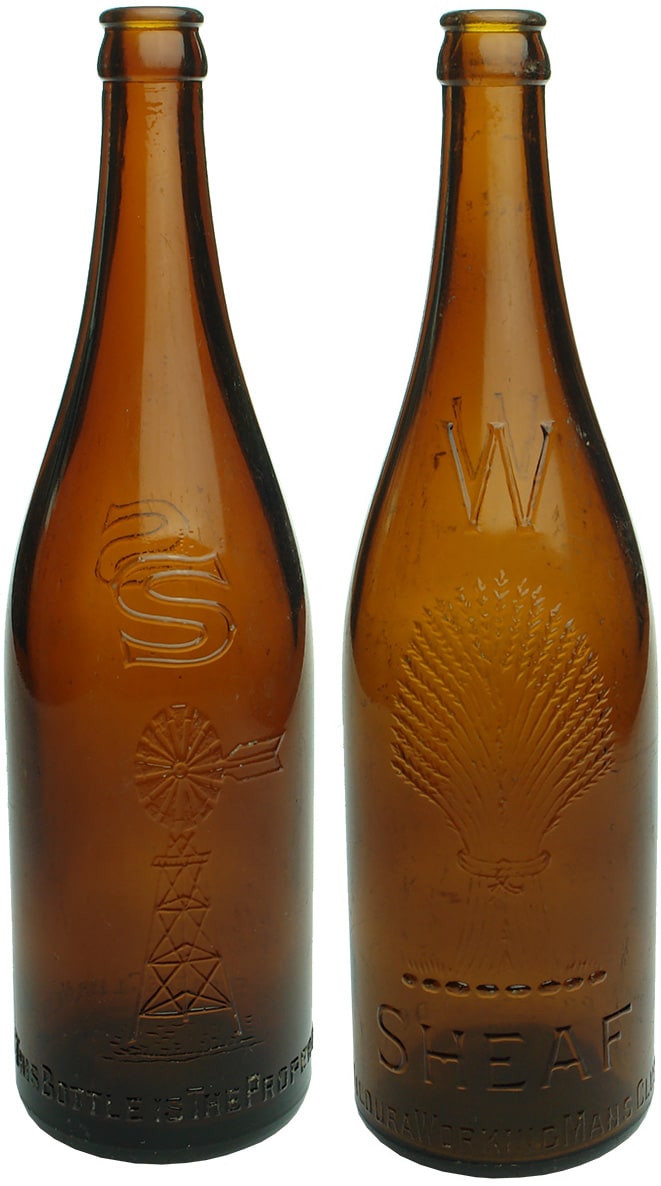 Antique Vintage Australian Beer Bottles