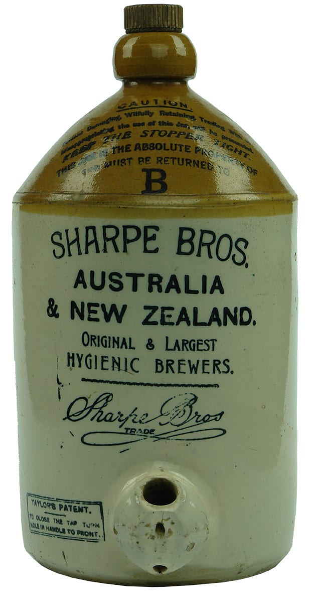 Sharpe Bros Stoneware Demijohn Ginger Beer