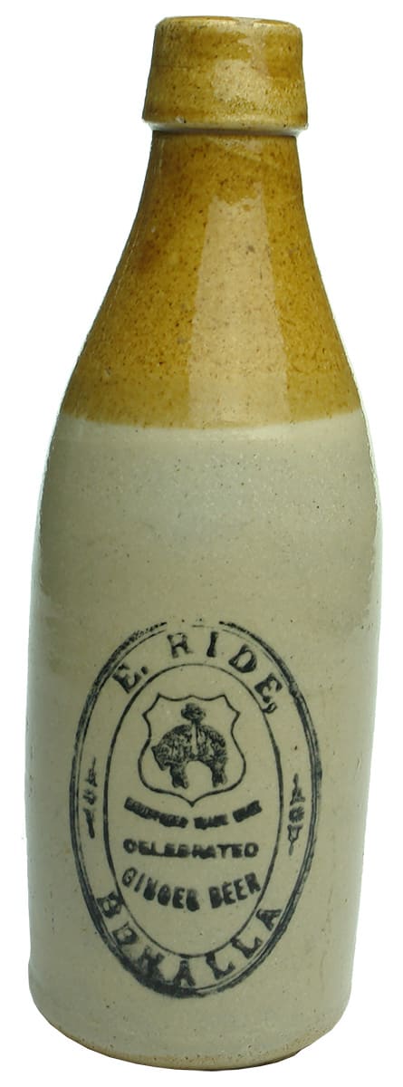 Ride Benalla Stoneware Ginger Beer Bottle