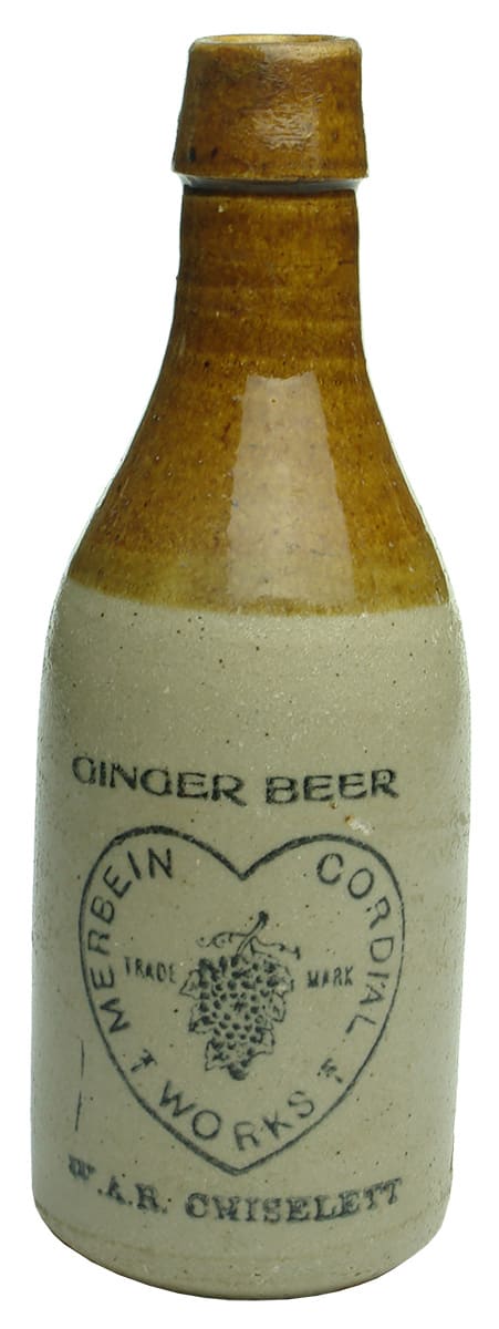 Ginger Beer Merbein Cordial Chiselett Stone Bottle