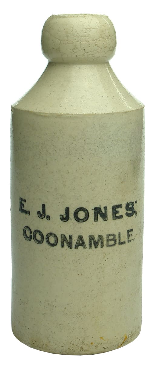 Jones Coonamble Stoneware Ginger Beer Bottle